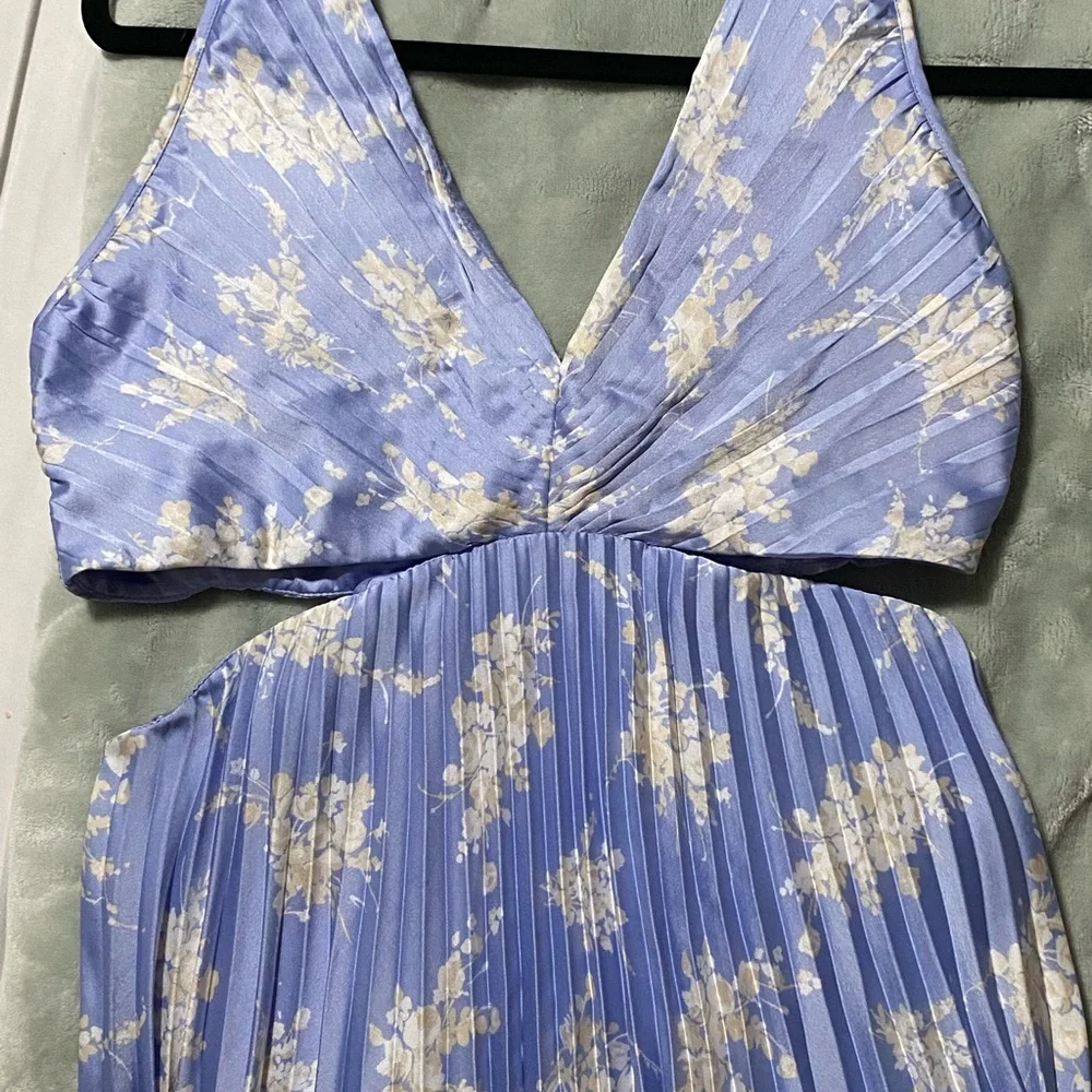 Abercrombie & Fitch Blue Floral Maxi Dress